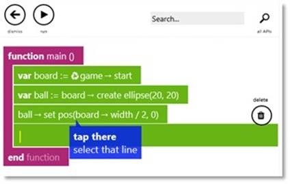 TouchDevelop: Mengambangkan Aplikasi dengan Web Browser
